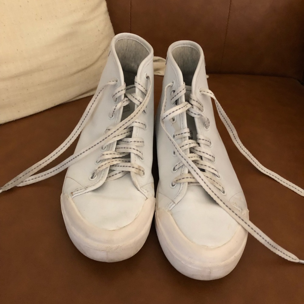 Rag & Bone Leather High Top Sneakers View 2